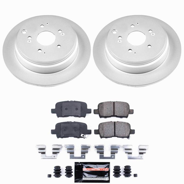 Power Stop 02-04 Honda Odyssey Rear Z23 Coated Brake Kit - CPK5502-23 Photo - Primary