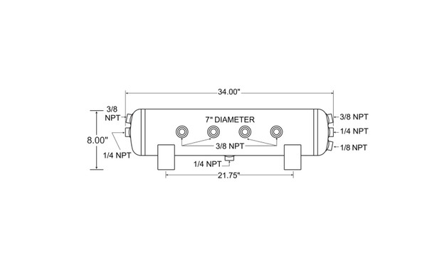 Firestone Air Tank 5 Gallon 10 Ports (WR17609543) - 9543 User 1