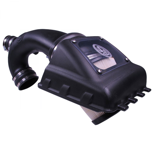 Cold Air Intake For 11-14 Ford F150 V6-3.5L Ecoboost Dry Dry Extendable White S&B