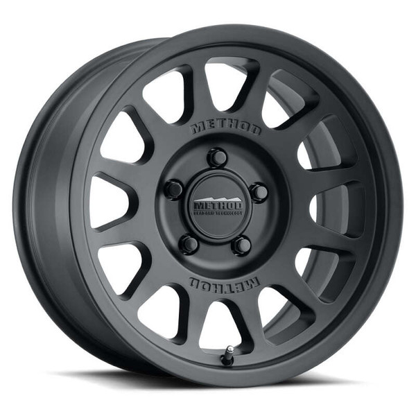 Method MR703 17x9 / -12mm Offset / 108mm Bore / 5x5.5 BP / 4.8in BS - Matte Black Wheel - MR70379055512N Photo - Primary