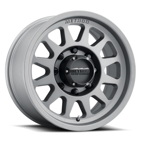 Method MR704 HD 17x9 18mm Offset 8x180 130.81mm CB Titanium Wheel - MR70479088818H Photo - Primary