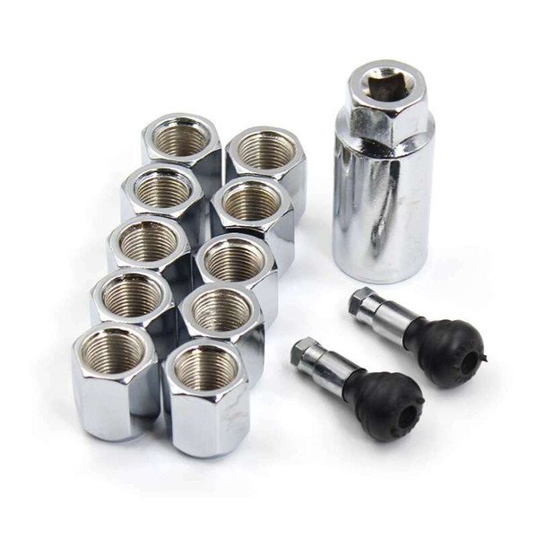 Race Star 5/8in 60 Degree Conical Seat Open End Lug Kit - 10 PK - 602-5828-10 User 1