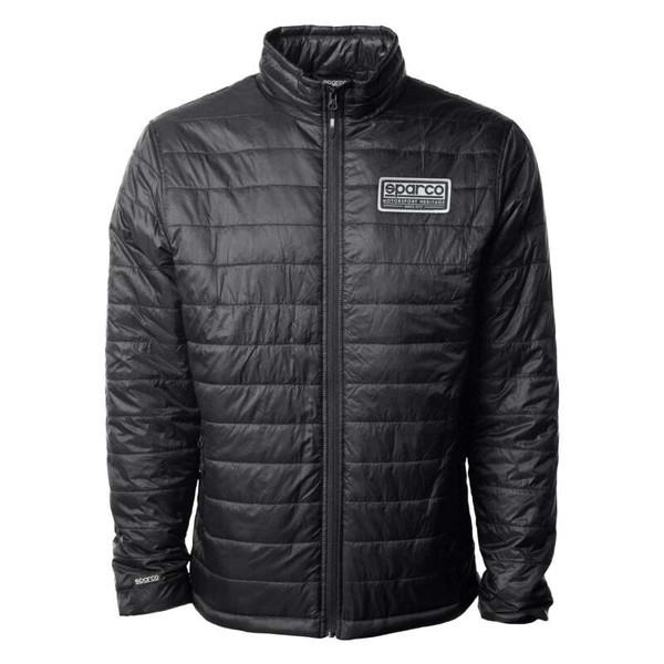 Sparco Jacket Heritage Puff Black MED - SP06150NR2M Photo - Primary