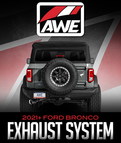 AWE TUNING 0FG CATBACK EXHAUST SYSTEM: 2021+ FORD BRONCO