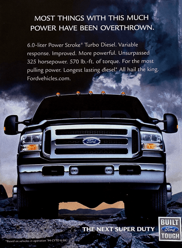 2003-2007 FORD 6.0L POWER STROKE MODEL YEAR CHANGES