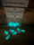 1/8 - Shad Dart - White Glow - #4 Matzuo Red Sickle Hooks