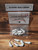 1/8 - Shad Dart - White Glow - #4 Matzuo Red Sickle Hooks