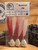 7/8 oz - Flat-Head Bucktail Jig - Red/White - Glow Head