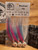 1/2 oz - Walleye Head Bucktail Jig - Pink/Blue/White - Glow Head