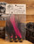1/2oz - Walleye Head - Bucktail Jig - Black/ Pink