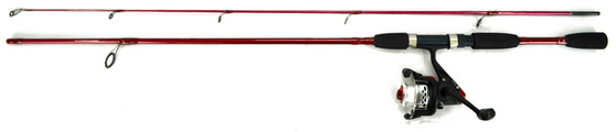 POWER FLEX 5' 2 PC ULTRALIGHT COMBO W/PF-204A 4 BEARING REEL W/LINE AND IAR