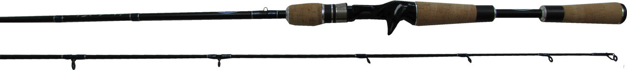 JIMMY HOUSTON VENOM PRO DX 6' 2 PC SPINNING ROD COMBO, MEDIUM ACTION  W/JHVS-208AC 8 BEARING REEL