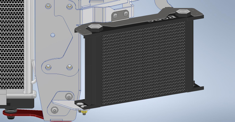 Z33 Oil Cooler Brackets