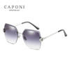 CAPONI Luxury Design Sunglasses Women Frameless Oversize 2020 Sun Glasses Cutting Lens Fashion Lady Eyewear Accessories CP31264|Women's Sunglasses|