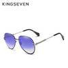 KINGSEVEN 2019 DESIGN Vintage Fashion Sun glasses Rimless Women Sunglasses Gradient Lens Brand Designer Oculos De Sol Feminino|Women's Sunglasses|