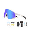 DONSUNG 5 Lens Polarized Cycling Glasses Bike Glasses Photochromic Cycling Sunglasses Mountain Cycling Goggles Sport Sunglasses|Cycling Eyewear|