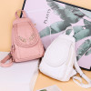 2020 Fashion Ladies Embroidery Small Backpack High Quality Soft Washed Leather Backpack Women Multifunc Bagpack Mochilas Mujer| |