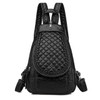 2020 Fashion Ladies Embroidery Small Backpack High Quality Soft Washed Leather Backpack Women Multifunc Bagpack Mochilas Mujer| |