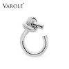 VAROLE Big Knot Ring Gold Color Minimalist Rings For Women Fashion Jewelry Party Anillos Gifts|Rings|