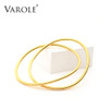 VAROLE Double Line Cuff Bracelets Bangles For Women Accessories Fashion Jewelry Gift Pulseras Dropshipping|Bangles|