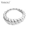 VAROLE Twist Ring Gold Color Rings For Women Accessories Finger Fashion Jewelry Gifts Bague Anillo Jewellery|Rings|