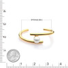 VAROLE Simple Line Pearl Cuff Bracelets & Bangles Open Gold Color Love Bangle Bracelets for Women Jewelry Pulseira Feminina|love bracelet|bracelets & banglescuff bracelets