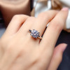 Moissanite Ring 1CT 2CT VVS Lab Diamond Fine Jewelry with Certificate Women Wedding Anniversary Gift Real 925 Sterling Silver|Rings|