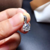 Moissanite Pendant 1CT VVS Lab Diamond Fine Jewelry for Women Wedding Party Anniversary Git Classic Style 925 Sterling Silver|Pendants|