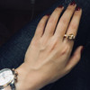 VAROLE Brand New Fashion Trendy Knot Rings For Women Classic Design Gold Color Jewelry Anel Wholesale|knot ring|brand rings for womenfashion rings for women
