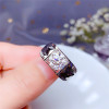Men's Moissanite Ring 1CT 2CT VVS Lab Diamond with Certificate Wedding Party Anniversary Gift for Male Real 925 Sterling Silver|Rings|