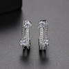LUALA Luxury Geometric Drop Earrings for Women Wedding Engagement Bridal Jewelry CZ Brincos Femme Party Bijoux Christmas Gift|Drop Earrings|