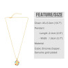 LUALA CZ Rainbow Virgin Mary Necklaces For Women/Girl Gold Crystal Heart Necklaces Pendants Women Jewelry virgen de guadalupe|Pendant Necklaces|