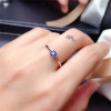 Sri Lanka Sapphire Ring for women 925soild sterling silver 3mm blue natural gemstone fine jewelry for girl anniversary gift|Rings|