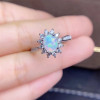 Genuine Opal Ring Real 925 Sterling Silver for Women Birthday Party Gift 6*8MM Natural Colorful Gemstone Fine Jewelry Free Ship|Rings|