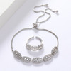 LUALA 2020 NEW Jewelry set for Women Micro Pave CZ Bracelets Ring Sets Wedding Paty Jewelry Set Wholesale Free Shipping|Jewelry Sets|