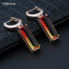 Volkhova Bridal Charming Fashion Square Color Earrings Environmentally Friendly Copper AAA Zircon Earrings For Women Jewelry|Jewelry Sets|