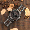 BOBO BIRD Luxury Wood Stainless Steel Men Watch Stylish Wooden Timepieces Chronograph Quartz Watches relogio masculino Gift Man|Quartz Watches|