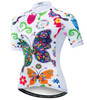Keyiyuan Summer New Road Racing Bike Riding Equipment Quick Dry Breathable Lady Color Butterfly Short Sleeve Top|Cycling Jerseys|