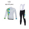 KEYIYUAN Cycling Trousers Men's Long Sleeve Sweatshirts Men's Sportswear Professional Team Cycling Sportswear Set Professional H|cycling team sets|long setteam sets