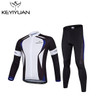 KEYIYUAN Cycling Trousers Men's Long Sleeve Sweatshirts Men's Sportswear Professional Team Cycling Sportswear Set Professional H|cycling team sets|long setteam sets