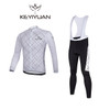 KEYIYUAN Cycling Trousers Men's Long Sleeve Sweatshirts Men's Sportswear Professional Team Cycling Sportswear Set Professional H|cycling team sets|long setteam sets