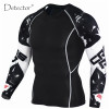 Detector Mens Compression Shirt Pants Set Running Tights Workout Fitness Training Tracksuit Long Sleeves Shirts Sport Suit| |