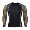 Mens Compression Shirts Bodybuilding Skin Tight Long Sleeves Jerseys Clothings MMA Crossfit Exercise Workout Fitness Sportswear|men compression skin|crossfit men clothing sportswear men