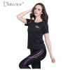 Detector Women's HyperDri Quickly Dry Cool T Shirt Sports Running Fitness Short Sleeve Athletic Top|clothes for fat men|t-shirt with mickey mouset-shirt lamp