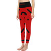 Women's Wakerlook High-Waisted Red Leggings-DELETED-1611793049