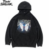 Men Hip Hop Hoodie Sweatshirt Lightning Butterfly Streetwear Hoodie