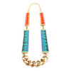 Rio Necklace - Pink and Turquoise