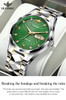 Men Automatic Mechanical Watch with Tungsten steel Waterproof Japan