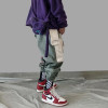 Patchwork Pockets Cargo Pants Men Harajuku Hip Hop Sweatpant Male