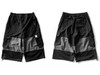 Color Block Cargo Shorts Mens 2020 Multi Pockets Hip Hop Baggy
